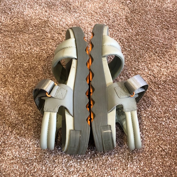 Sorel Viibe slingback sandal safari/stone green womens sz 9.5 - Picture 4 of 10